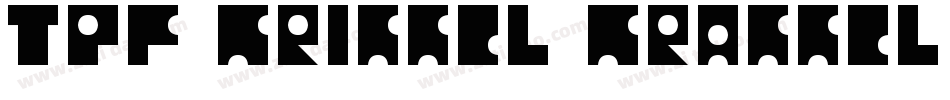 TPF Krikkel Krakkel字体转换